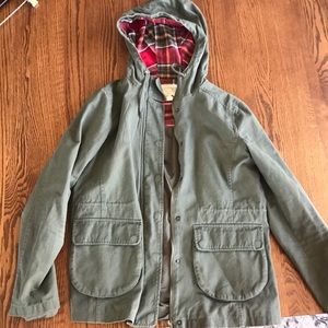 Rustic army green jacket